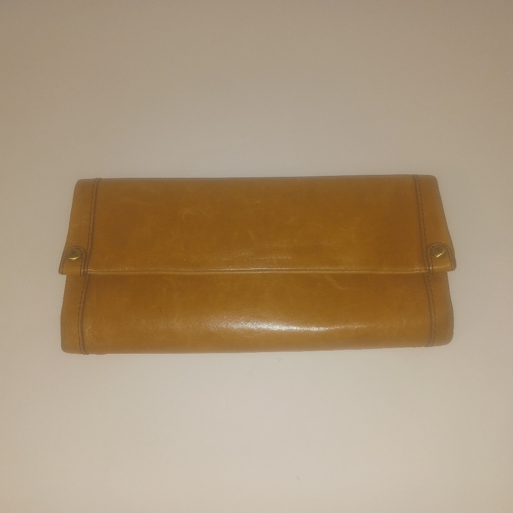 HOBO "Fable" Long Leather Trifold Wallet